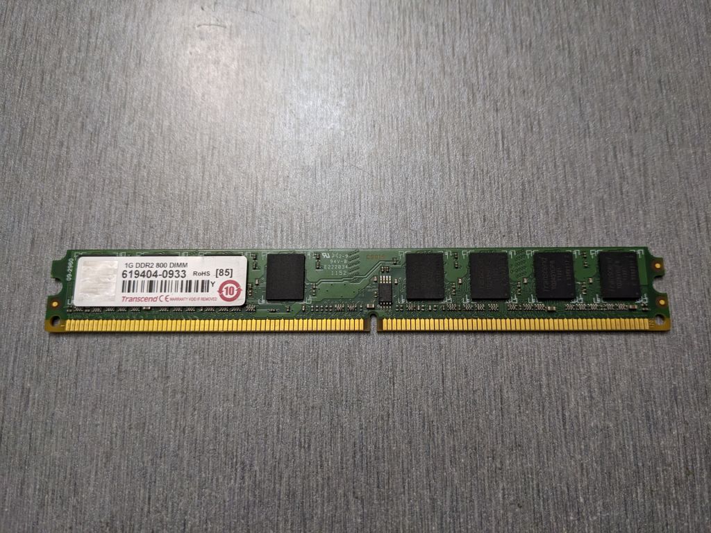 DDR2 1Gb Transcend 1Rx8 PC2-6400 JetRam JM800QLU-1G - фото фото фото 0