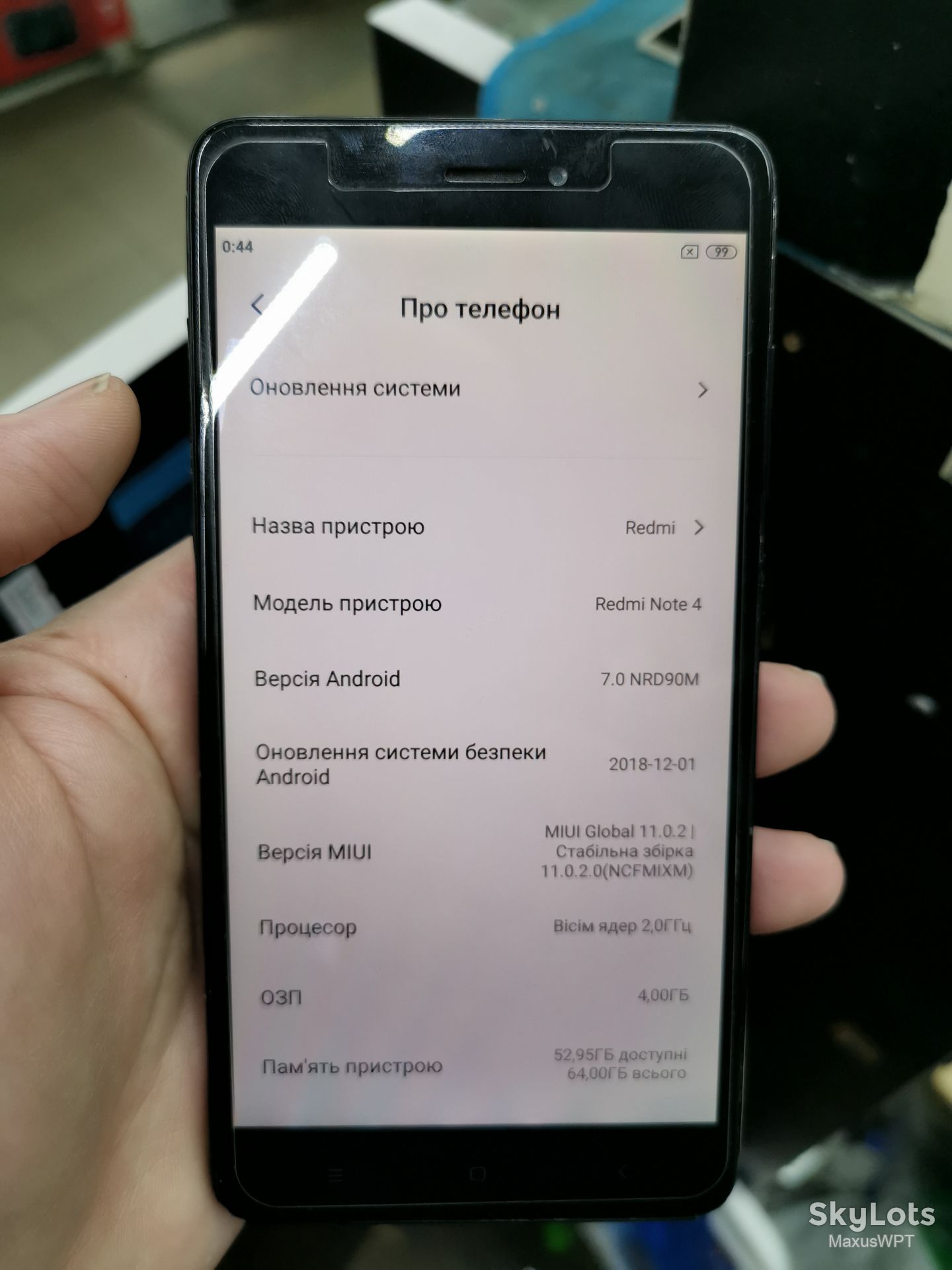 Shop Xiaomi Redmi Note 4x 4/64 black - фото фото фото 1
