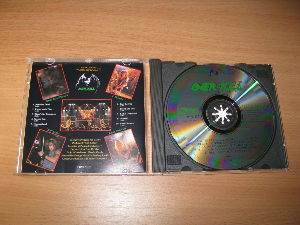 OVERKILL - Feel The Fire   (1985 Music For Nations) - фото фото фото 1