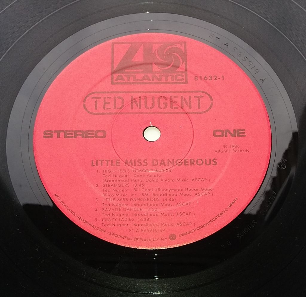 TED NUGENT Little Miss Dangerous LP - фото фото фото 2