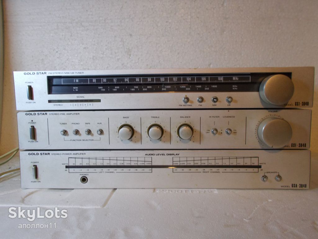 GOLD STAR GSA -3040   PRE 3040  Tuner GST-3040 - фото фото фото 0