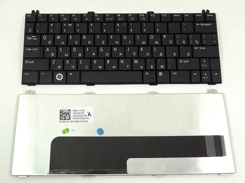 Клавиатура для Dell Inspiron Mini 12, 1210 RU, Black - фото фото фото 0
