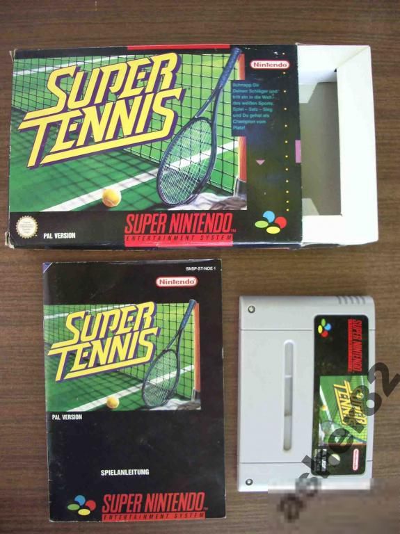 Игра на Super Nintendo SNES "Super Tennis"      (PAL) - фото фото фото 0