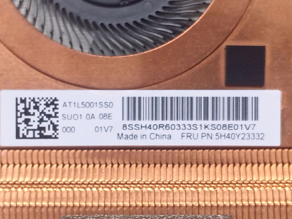 Б/У Система охолодження Lenovo ThinkPad T14s Gen1 - фото фото фото 2