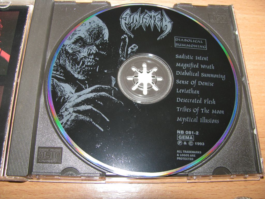 SINISTER - Diabolical Summoning     (1993 Nuclear Blast 1st press,Germany) - фото фото фото 3
