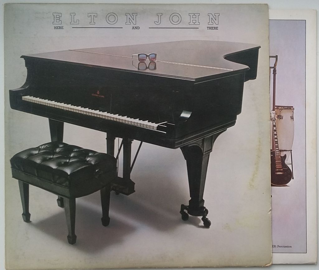 ELTON JOHN Here And There LP VG - фото фото фото 0