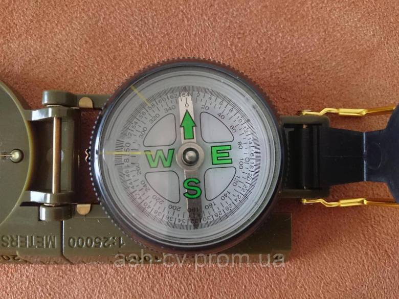 Компас, тактичний, туристичний, Compass, Military, Green - фото фото фото 2