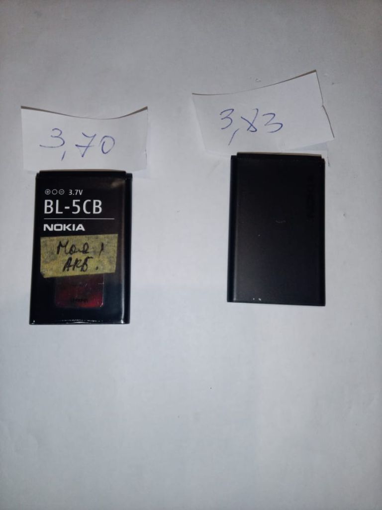 Акумулятори оригинальні Nokia BL-5CB - фото фото фото 0