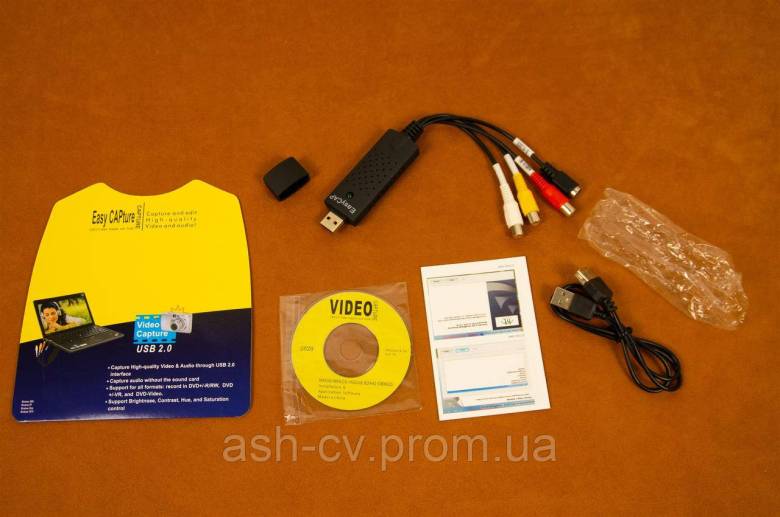 Карта, відеозахоплення, для оцифрування, відео, Easycap, USB - фото фото фото 4