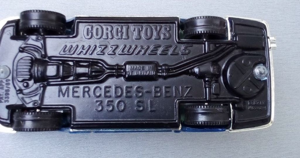1/43 Corgi Toys MERCEDES-BENZ 350 SL - фото фото фото 6