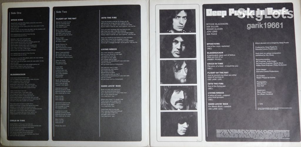 Deep Purple – In Rock  (HOR ZU – SHZE 288, Germany) EX+/EX - фото фото фото 2