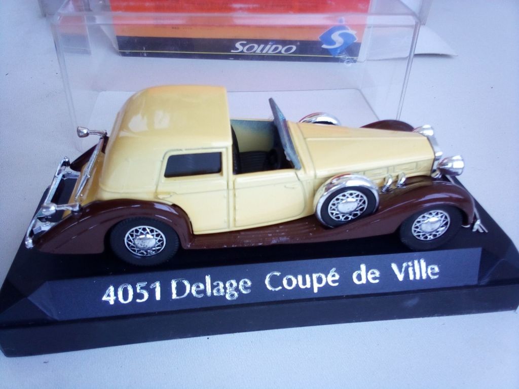 1/43 SOLIDO DELAGE COUPE DE VILLE - фото фото фото 1