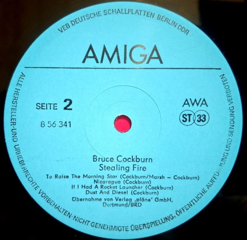Bruce Cockburn - Stealing Fire - 1984.  (LP). 12. Vinyl. Пластинка. Germany. - фото фото фото 3