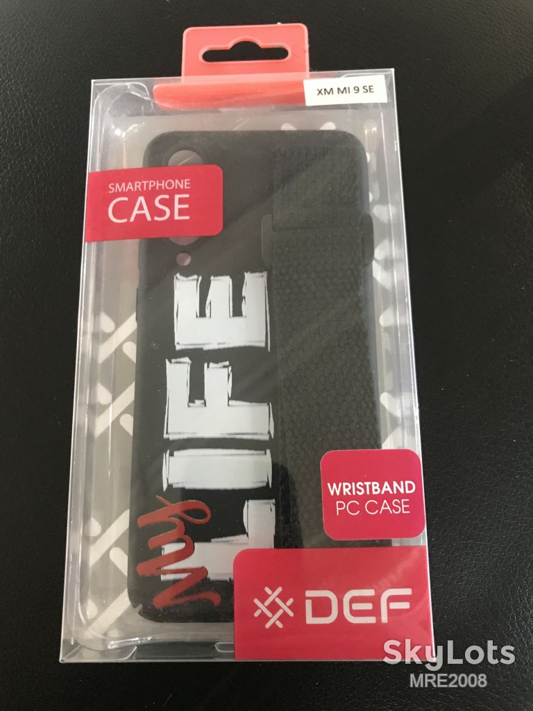Чехол DEF Wristband PC My Life для Xiaomi Mi 9 SE black - фото фото фото 0