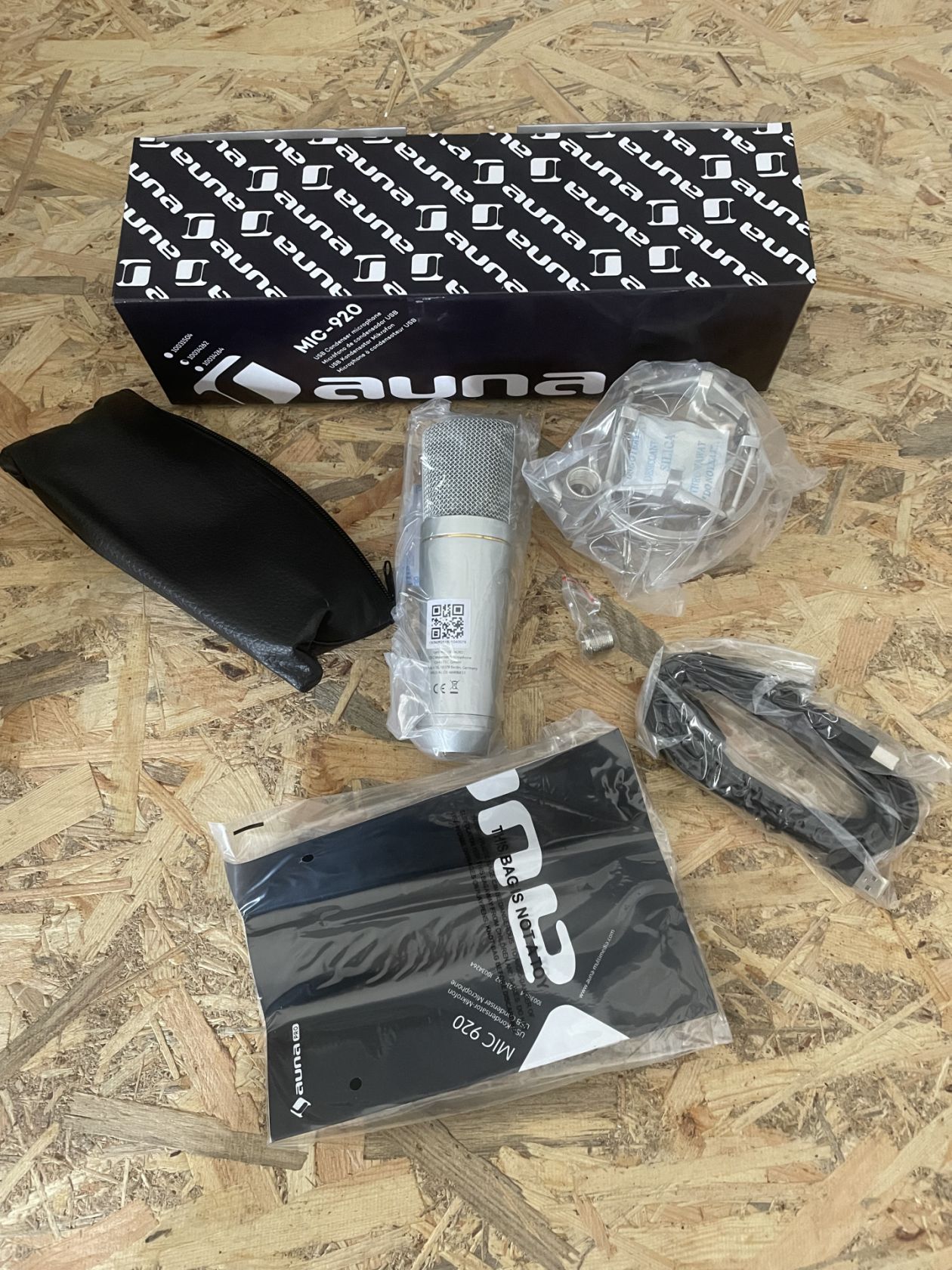 MIC-920 USB конденсаторний мікрофон USB вихід для навушників plug&amp;play сріблястий сріблястий          (10034262) - фото фото фото 2