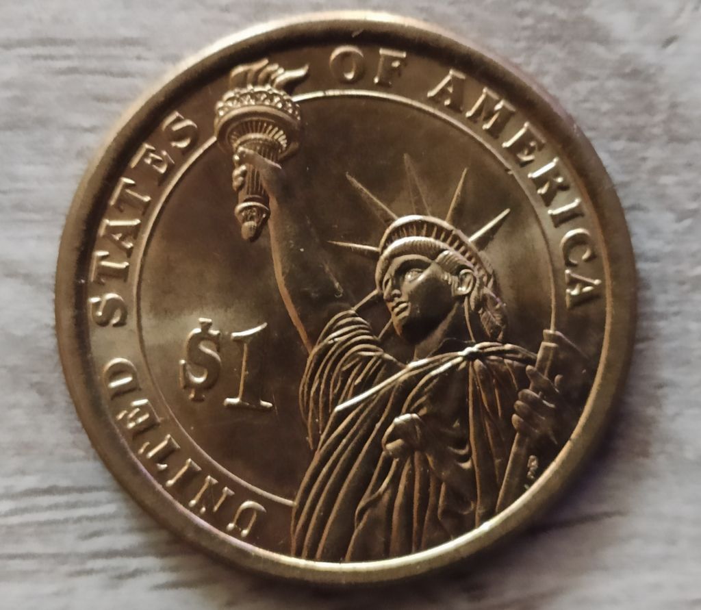 Монета США. 1 доллар - фото фото фото 1