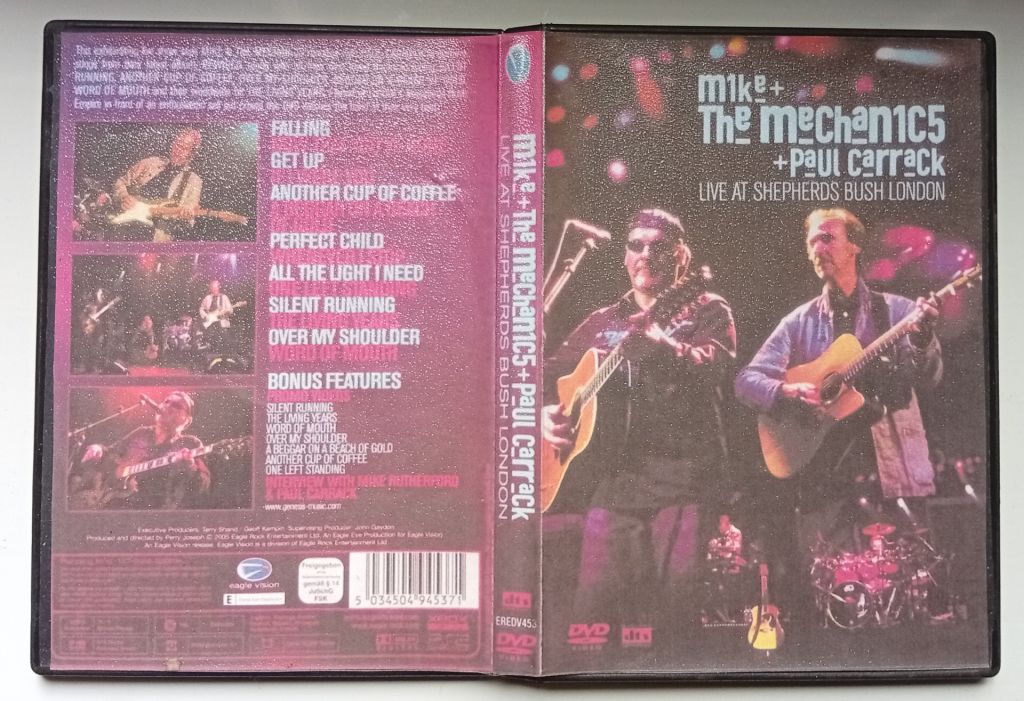 DVD Mike &amp; The Mechanics + Live At Shepherds Bush London - фото фото фото 0