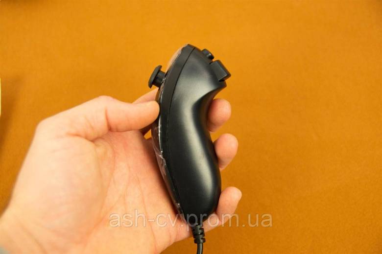 Джойстик, нунчак, для, Nintendo Wii, RVL-003, nunchuk,Black - фото фото фото 3