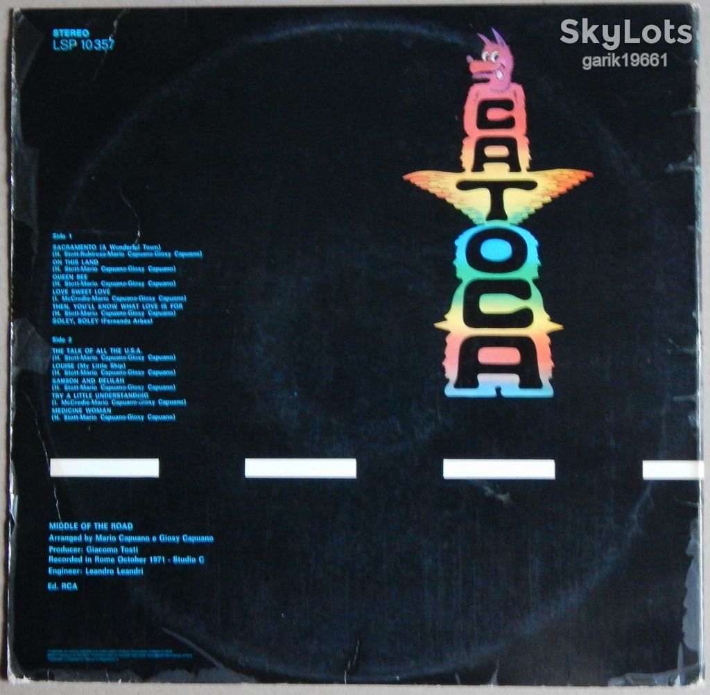 Middle Of The Road ‎– Acceleration  (RCA Victor – LSP 10 357, Germany) VG+/VG+ - фото фото фото 1