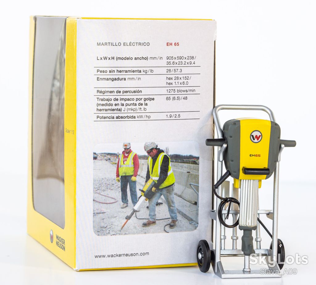 1:12 Wacker Neuson Hammer EH65, Universal Hobbies UH8082 - фото фото фото 5