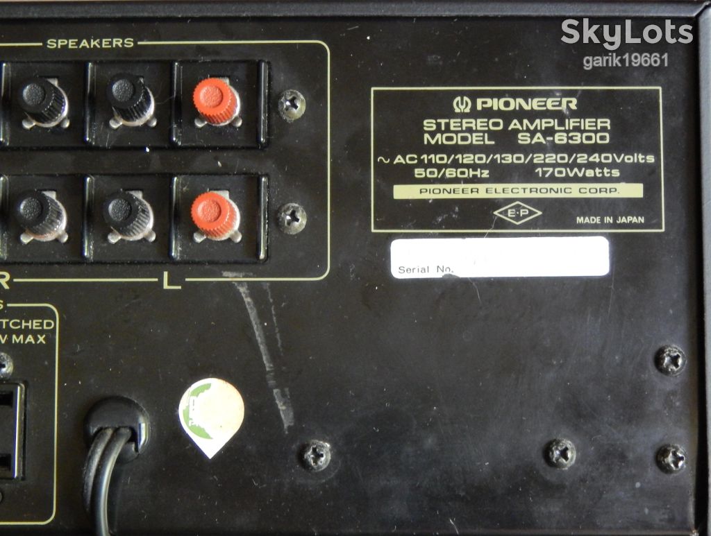 Усилитель PIONEER SA-6300 - фото фото фото 2