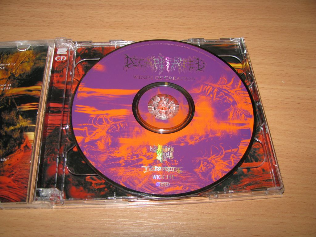 DECAPITATED - Winds Of Creation  (2007 Wicked World CD/DVD,USA) - фото фото фото 3