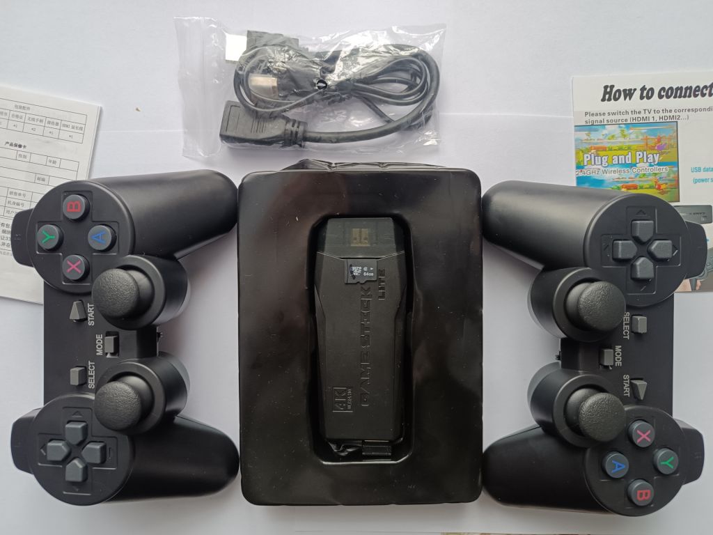 Ретро ігрова приставка консоль Game Stick Lite 4K HD 64 ГБ 2 геймпада - фото фото фото 4