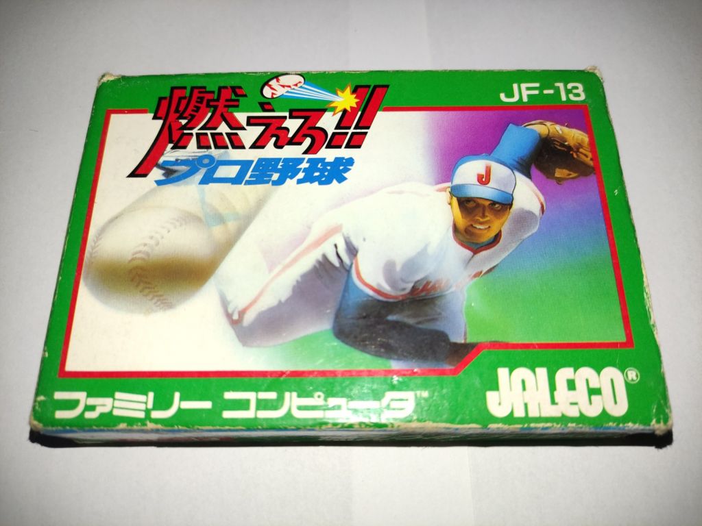 Moero Pro Yakyuu Baseball FC Famicom Nintendo оригінал повний комплект - фото фото фото 0