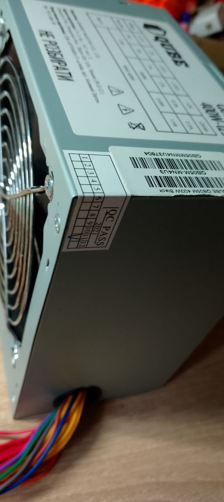 Блок живлення Qube QBF atx 400W-12S на 400 ватт - фото фото фото 1