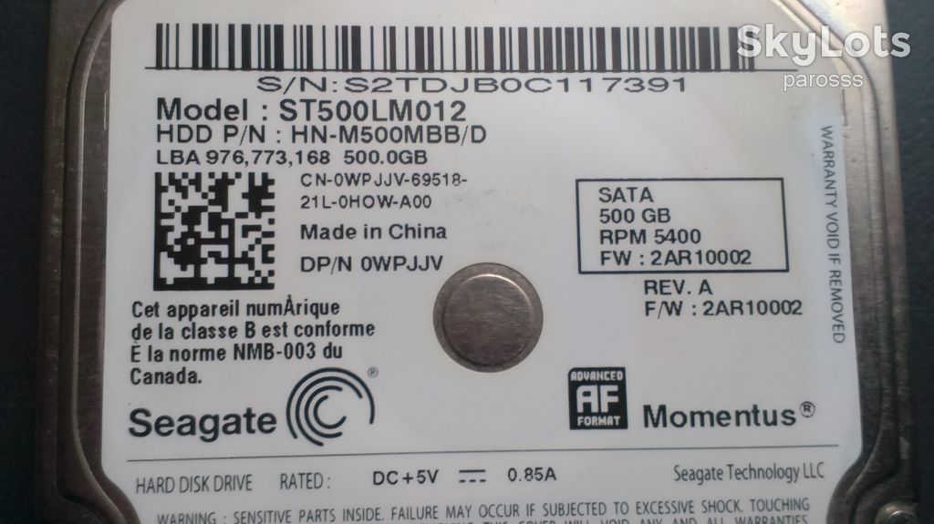 Жорсткий диск Seagate 500 Gb  SATA - фото фото фото 1