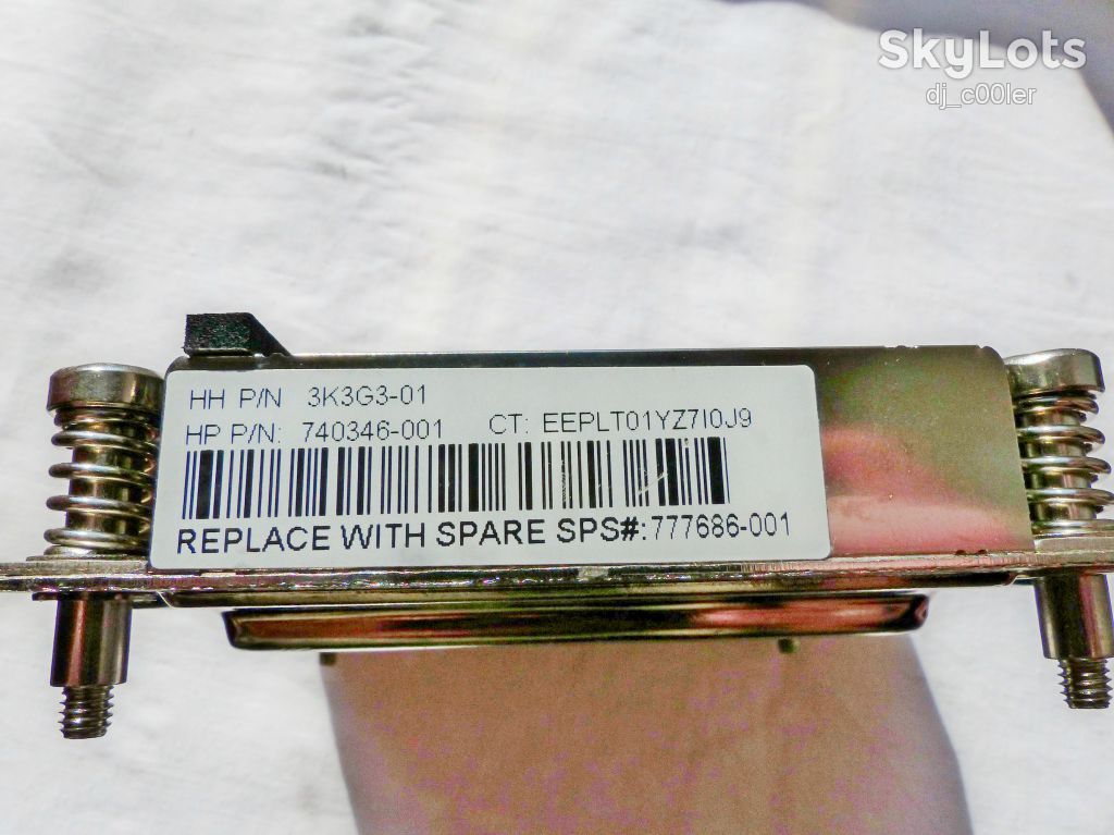 Радиатор процессора #2 HP ProLiant BL460c Gen9 G9 777688-001 740346-001 б/у - фото фото фото 2