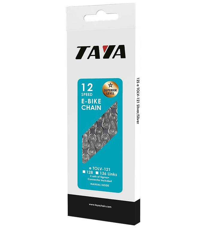 Ланцюг Taya eTOLV-121 12 шв 1/2"X5/64",136L, сріблястий (LAN-155) - фото фото фото 1