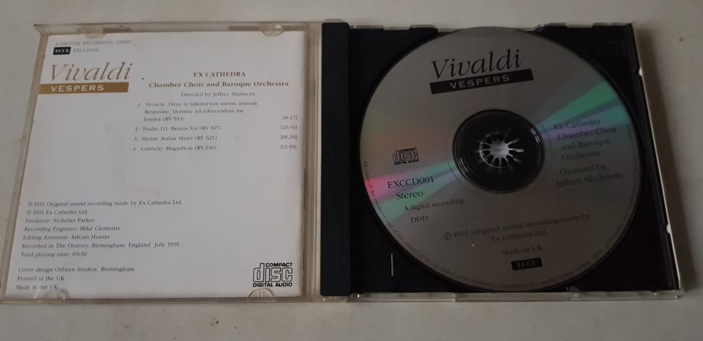 Vivaldi Vespers CD фірмовий - фото фото фото 2