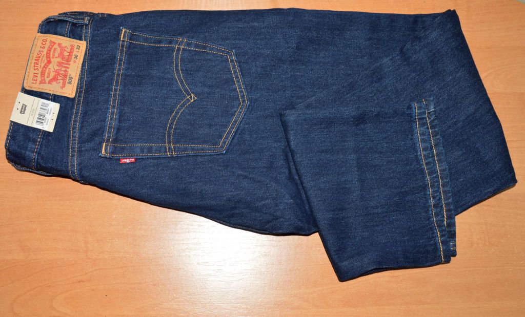 Джинси Levis 505 Regular Fit  Rinse original, нові - фото фото фото 5