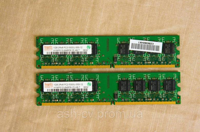 Оперативна пам&amp;#039;ять, Hynix, HYMP512U64BP8-Y5, DDR2, 1Gb - фото фото фото 0