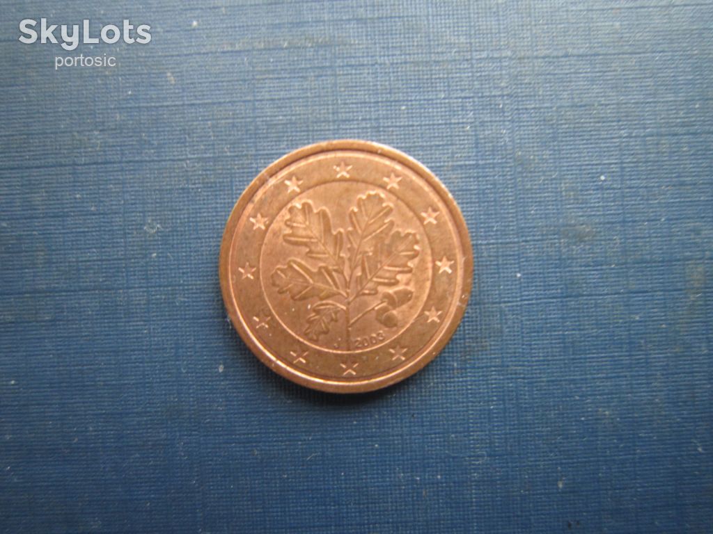 Монета 2 євроценти Німеччина 2003 J - фото фото фото 0