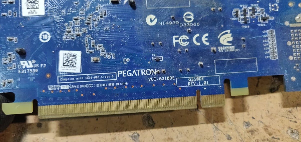 Видеокарта Pegatron GeForce G310 VUI-G310DE 512MB PCI-E № 221912 - фото фото фото 2