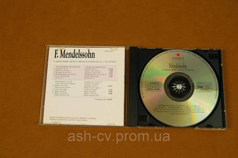 Музичний диск CD. Класика. MENDELSSOHN - фото фото фото 8