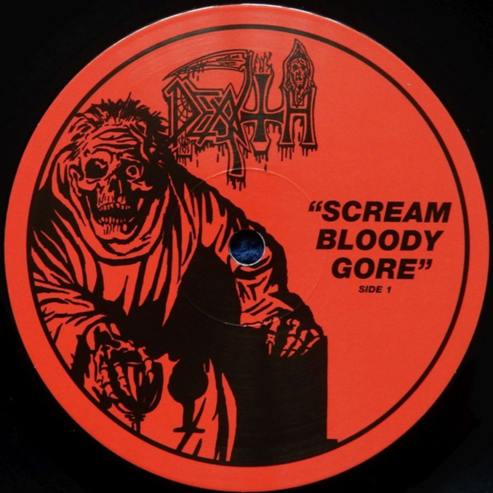 Death - Scream Bloody Gore - 1987.  (LP). 12. Vinyl. Пластинка. Europe - фото фото фото 3