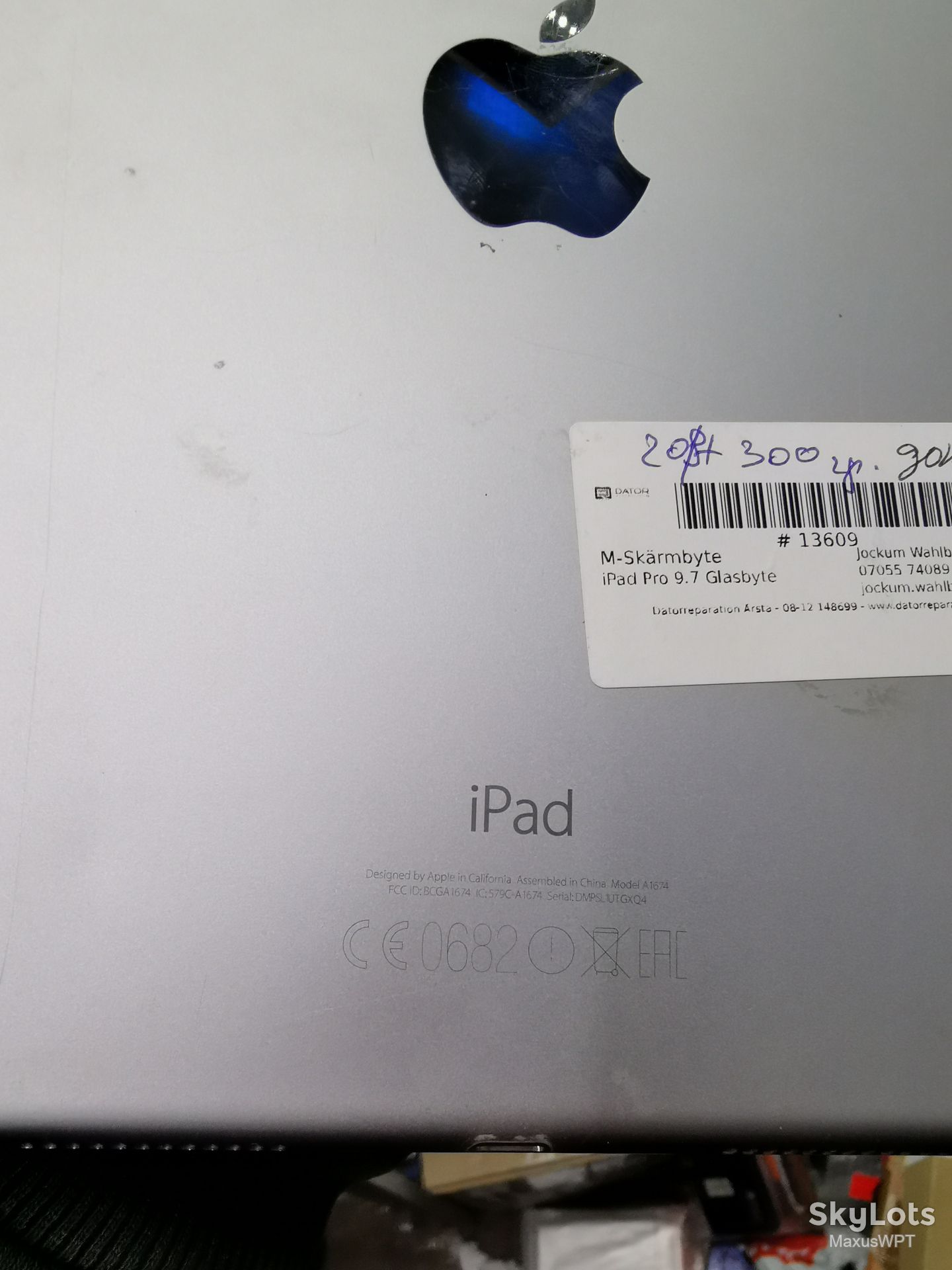 #1181 Sklad Apple Ipad Pro 128 a1674 gray - фото фото фото 1
