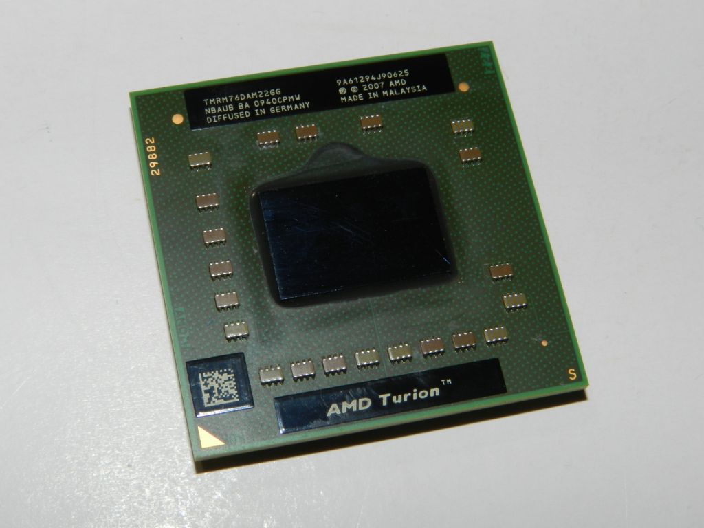 Процесор AMD Turion 64 X2 RM-76  (TMRM76DAM22GG) (2.3GHz Socket S1  (S1g2) 35Watt) - фото фото фото 0