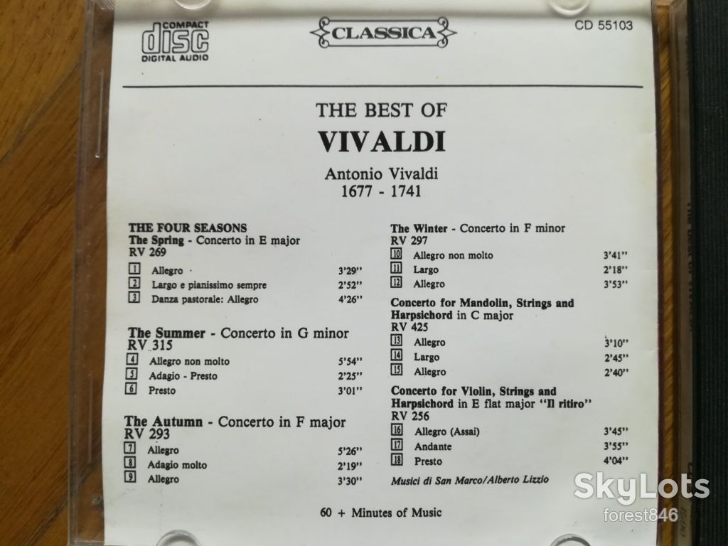 The best of Vivaldi   (3)-состояние: 3+ - фото фото фото 3