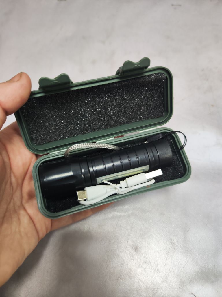 Лот акумуляторний LED ліхтарик USB світлодіодний з фокусуванням - фото фото фото 3