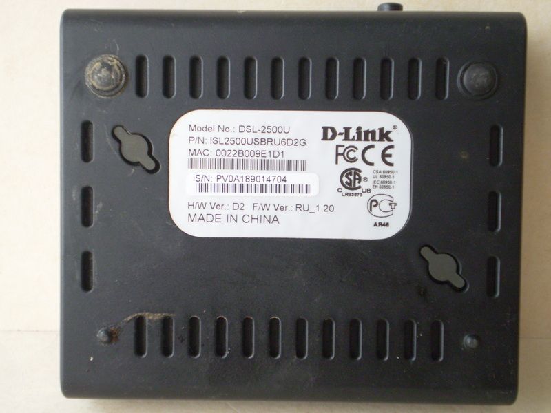 Роутер-модем D-Link DSL-2500U - фото фото фото 3