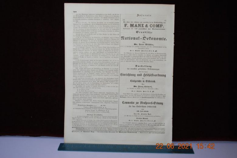 ГАЗЕТА ДОПОЛНИТЕЛЬНАЯ ИНФОРМАЦИЯ 1856 Г. № 121 - фото фото фото 4