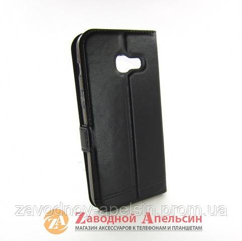 Чехол книжка Samsung A3 2017 A320 Smart Case (черный) - фото фото фото 1