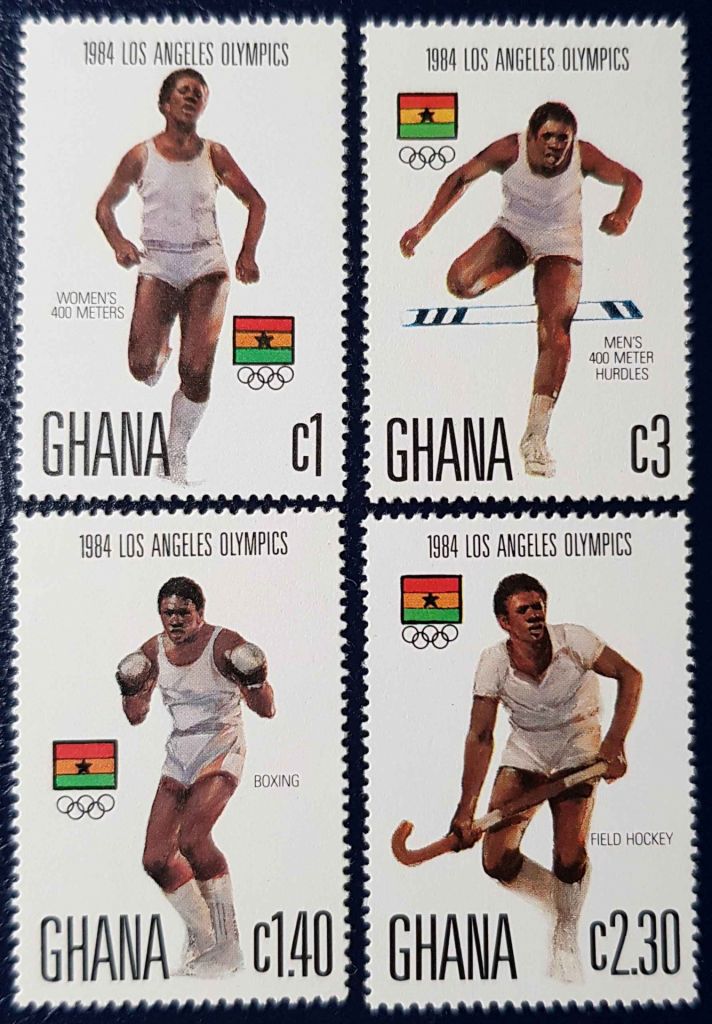 Гана, Олимпиада 1984, MNH - фото фото фото 0