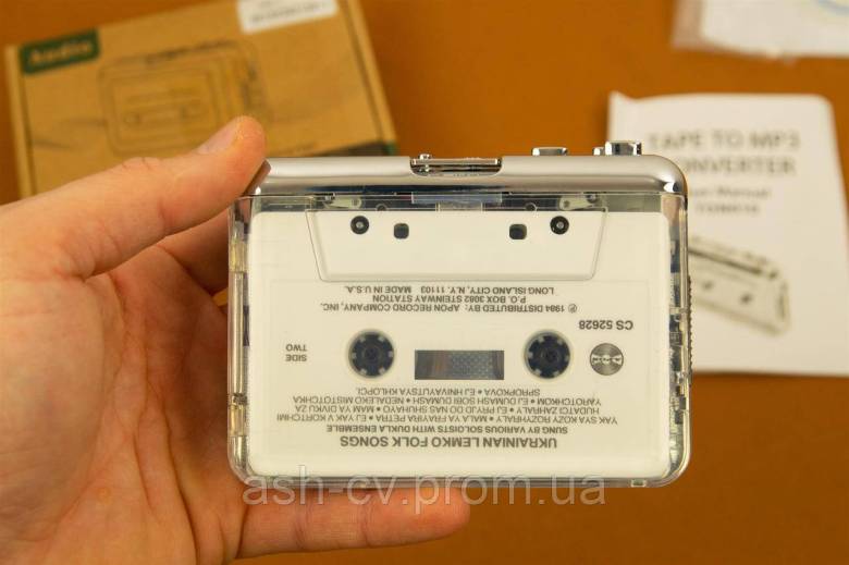 Касетний, плеєр, для оцифрування касет, на комп&amp;#039;ютер, TONIVENT, TON010, USB - фото фото фото 8