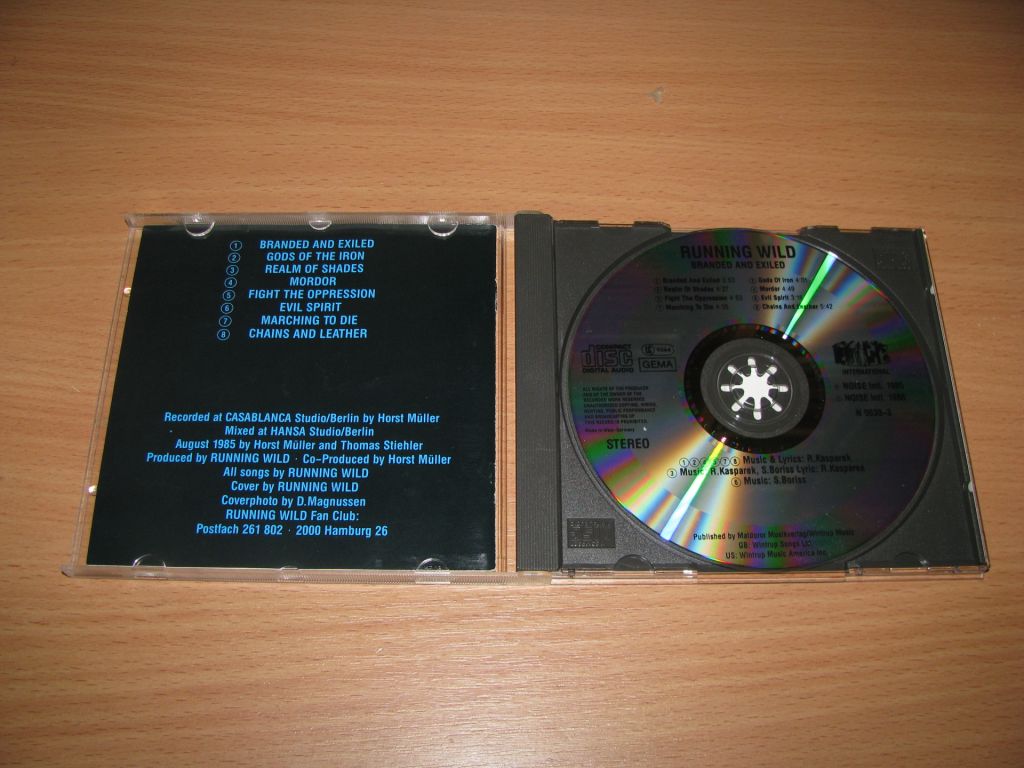 RUNNING WILD - Branded And Exiled   (1988 Noise Germany) - фото фото фото 1