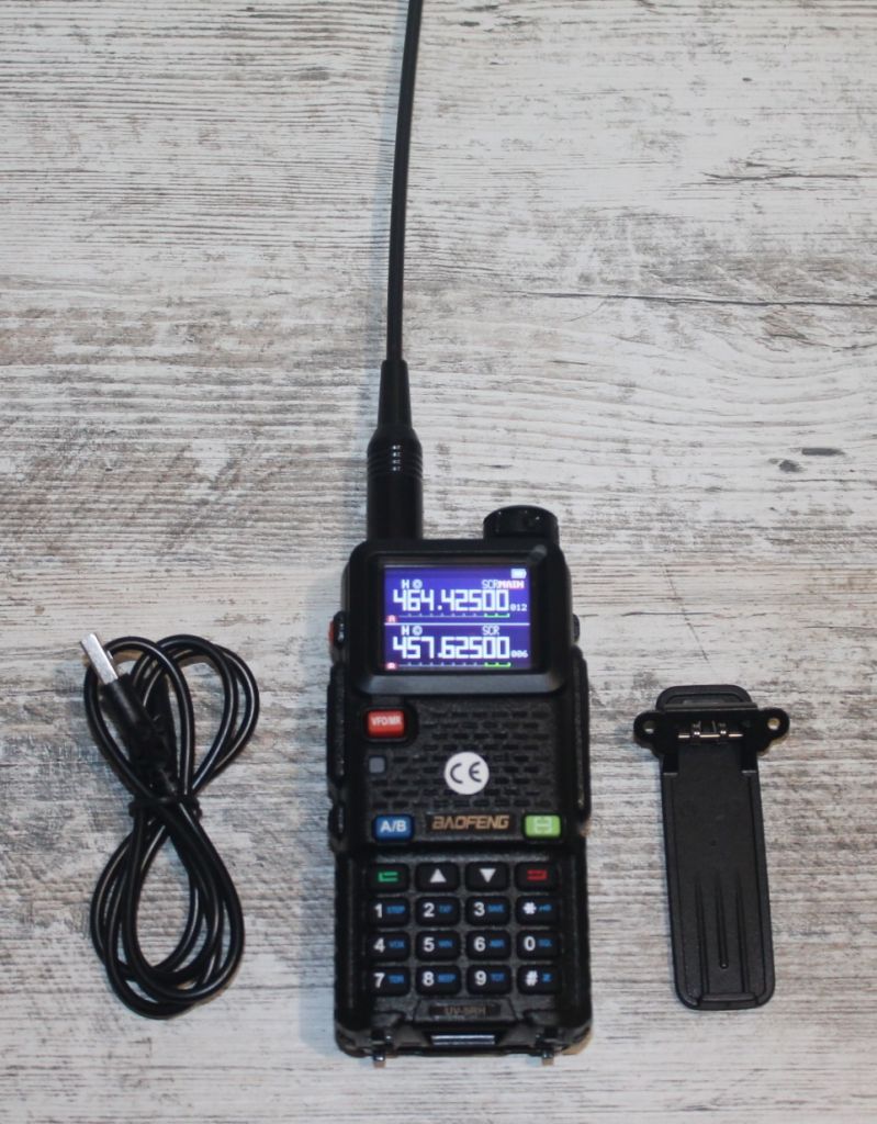 Рация Baofeng UV-5RH мощные,10W зарядка type-c. - фото фото фото 0